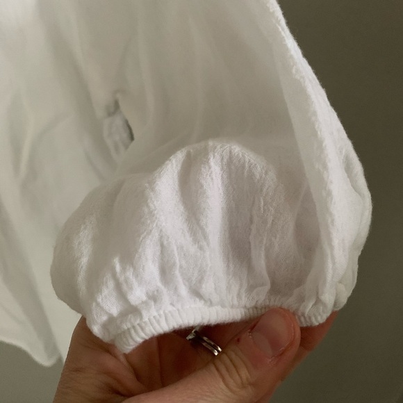 Gap Kids White Squareneck Top Size XXL - Picture 3 of 4